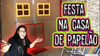 FESTA NA CASA DE PAPELÃO !!!! (BOX FORT)