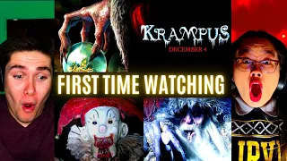 REACTING to *Krampus (2015)*  SO MUCH FUN!! (First Time Watching) Horror Movies