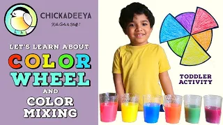 Learn Color Wheel & Color Mixing-Toddler Activities-Arts & Craft For Toddlers-Cute & Funny Tutorial