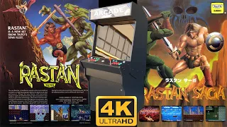 Rastan Saga | ARCADE | 4K60ᶠᵖˢ UHD🔴| Longplay Walkthrough Playthrough Full Movie Game