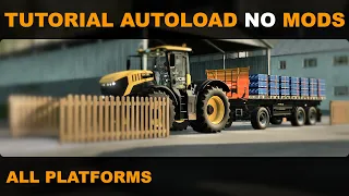 Farming Simulator 22 TUTORIAL - Loading 14 pallets in 1 sec [No Mods] FS22 Pallet And Bale Storage