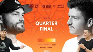 B-Art vs RIVER' | GBB 2021: WORLD LEAGUE | Quarter Final | REACTION