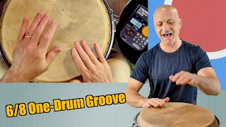 One Drum Conga Groove 6/8