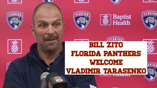 Bill Zito, Florida Panthers General Manager: Day After Acquiring Vladimir Tarasenko