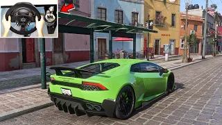 Lamborghini Huracan - Forza Horizon 5 | Thrustmaster TX Gameplay [4K]