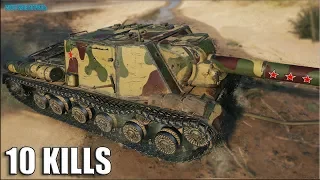 У него была какая то тактика ✅ 10 фрагов ✅  World of Tanks ИСУ-152