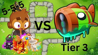 5-5-5 Wizard Monkey vs Tier 3 Bloonarius