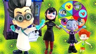 Hotel Transylvania Spin The Wheel Surprise Game w/ Slime! Featuring Mavis & Johnny