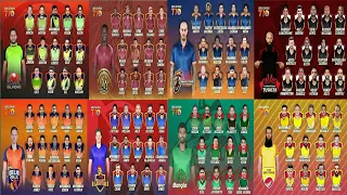 T10 Cricket league 2019 All teams Squad | All teams Squad for Abu Dhabi T10 league 2019