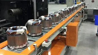 Electric Motor FACTORY - HOW IT'S MADE a Industrial Motor Assembly