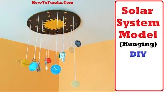 solar system model for science fair exhibition  | diy at home easily | roof hanging | craftpiller