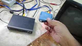 شرح عن محول نقل الفيديو والصوت من AV الى RF CONVERTER  SON - 168 من شركة SUOER