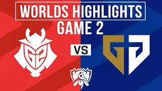 G2 vs GEN Highlights Game 2 | 2023 Worlds Swiss Day 3 | G2 Esports vs Gen. G