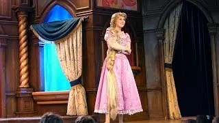 FULL SHOW Funny Princess Rapunzel (Tangled) at the Royal Theatre at Disneyland California