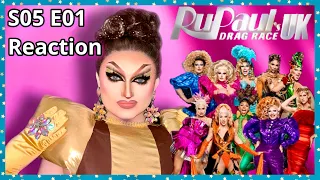 RuPaul’s Drag Race UK S05 E01 “Tickety-Boo” Reaction 🇬🇧💝 | REESE REACTS