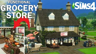 🥫 GROCERY STORE 🥦 // Sims 4 Speed Build // NoCC