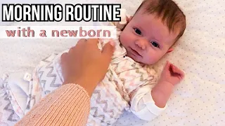 PEACEFUL & HAPPY MORNING ROUTINE WITH A NEWBORN - Baby Morning Routine 2019 | Faith Drew