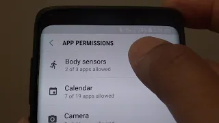 Samsung Galaxy S9 / S9+: How to Grant / Deny Apps Permission to Body Sensor