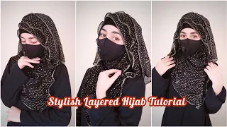 2 minutes Hijab style | Stylish Hijab Tutorial | instant Hijab tutorial |zainab_