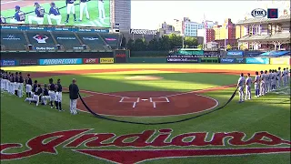 Indians & Royals stand united with Black Lives Matter in pregame tribute | MLB OPENING DAY