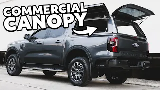 Alpha CMX Commercial Canopy For The New 2023 Next Gen Ford Ranger