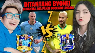 YANG KALIAN TUNGGU! DIBANTAI 1 VS 1 LAWAN CEWE CANTIK DI FIFA MOBILE! GILA AKU HAMPIR KALAH!