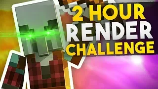 VILLAGE RAID - Minecraft Render Challenge in 2 Hours!