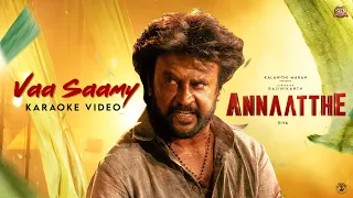 Vaa Saamy - Karaoke With Lyrics | Annaatthe | Rajinikanth | Sun Pictures | Siva | D.Imman