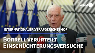 Borrell verurteilt "Einschüchterungen" gegenüber Internationalem Strafgerichtshof | AFP