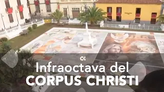 La Orotava luce el magno tapiz por la Infraoctava del Corpus Christi