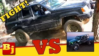 Operation Cheap Jeep VS Scorpion Crawler - 4x4 Maiden Voyage & Shakedown for the Jeep Grand Cherokee