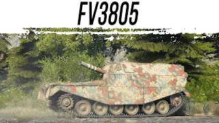 FV3805 на разных орудиях