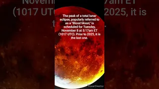 See the Total Lunar eclipse, the last Blood Moon before 2025 #astronomy #bloodmoon #education
