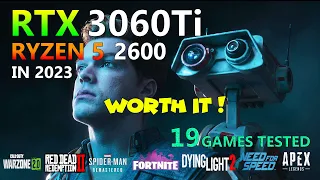 RTX 3060 Ti 8G - RYZEN 5 2600 - Test in 19 Games - 1080p