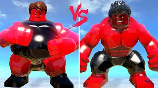 BLOB TRANSFORMATION VS RED HULK - LEGO MARVEL Super Heroes