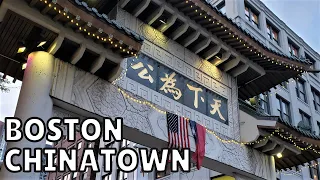 A Walk Around Boston Chinatown - July 2021