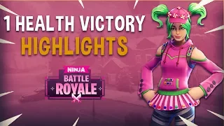 1 Health Victory! - Fortnite Battle Royale Highlights - Ninja