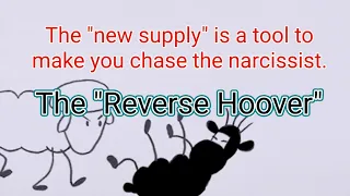 REVERSE HOOVER. The new supply is just a tool. #narcissist #npd #narcissism #devaluation #discard