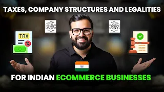Taxes, Companies & Legalities for eCommerce, POD or drop shipping businesses in India(in Hindi)