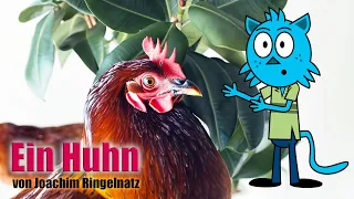 Ein Huhn (lustiges Gedicht nach Joachim Ringelnatz)#gedicht#cartoon#comedy#dichter#humor#comedian