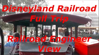 Disneyland Railroad 2020 - Full trip first row POV