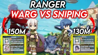 Ragnarok Origin - Ranger Sniping Build 130M vs Warg Build 150M