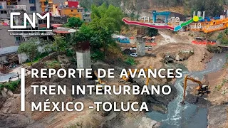 Avances Tren Interurbano México-Toluca,  3° semana de mayo 2022.