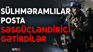 Xankəndi yolundan EKSKLÜZİV GÖRÜNTÜ: Sülhməramlılar posta niyə səsgücləndirici gətirdilər?