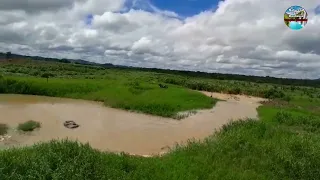 CHEIA NO RIO SERIDÓ ENCHENDO O AÇUDE BOQUEIRÃO/RN