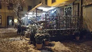 Львів 2021: ковзанка, новорічна Площа Ринок, прикрашені кафе і ресторани, дівчата з великим котом