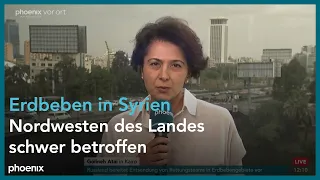 Golineh Atai (ZDF-Korrespondentin) zu Erdbeben in Syrien am 06.02.23