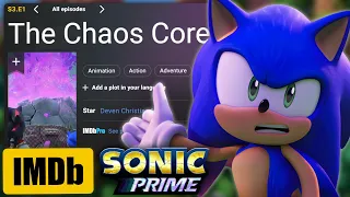 Sonic Prime Season 3 PREMIERE FOUND on IMDb?! [fake?]