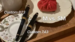 #153 [Eng] 파이롯트 커스텀 743 SM vs. 커스텀 823 M 비교 | Pilot Custom 743 SM vs. Custom 823 M comparison