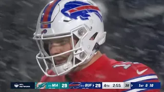 Josh Allen leads game-winning drive vs. Dolphins in the snow